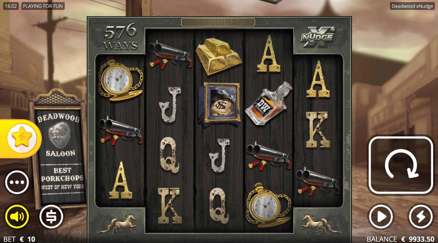Deadwood slot