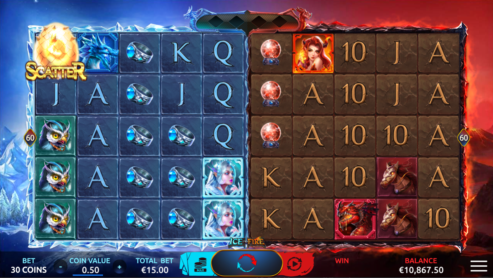 Ice and Fire slot