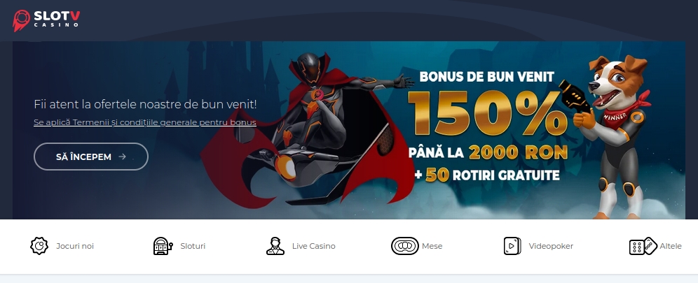 SlotV Casino a fost licențiat de către autoritatea de reglementare din România